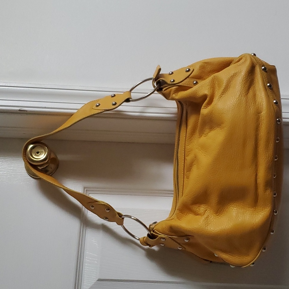 Maxx new york leather satchel bag